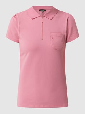 Poloshirt mit Brusttasche Shop The Look MANNEQUINE