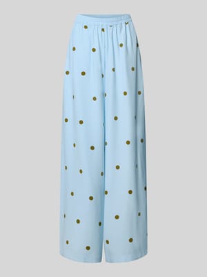 Fließende Hose mit weitem Bein - curated by Mary Braun Shop The Look MANNEQUINE