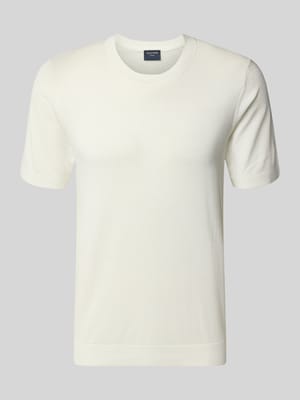 Bluzka z dzianiny z okrągłym dekoltem i rękaw o dł. 1/2 Shop The Look MANNEQUINE