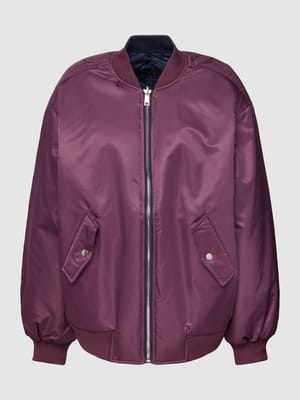 Aan twee kanten draagbaar bomberjack, model 'FAYE' Shop The Look MANNEQUINE