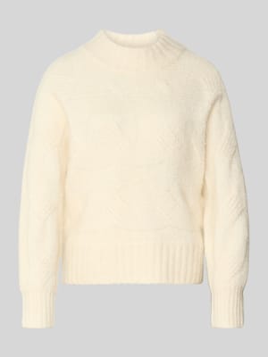 Loose Fit Strickpullover mit Woll-Anteil Shop The Look MANNEQUINE