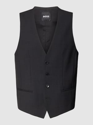 Gilet met paspelzakken, model 'Huge Vest' Shop The Look MANNEQUINE