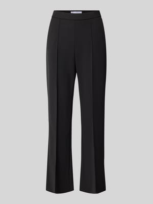 Recht broek met gefixeerde persplooien model 'RENEE' Shop The Look MANNEQUINE
