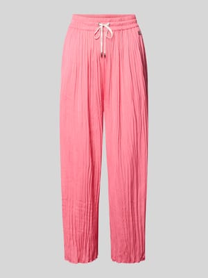 Pull-on-Hose mit Plisseefalten mit Tunnelzug Shop The Look MANNEQUINE