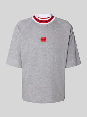 T-Shirt mit Label-Print Modell 'JAXON' Shop The Look MANNEQUINE