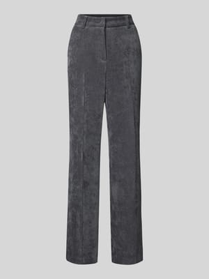 Wide leg corduroy broek met riemlussen Shop The Look MANNEQUINE