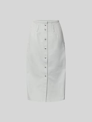 Midirock aus reiner Baumwolle Shop The Look MANNEQUINE
