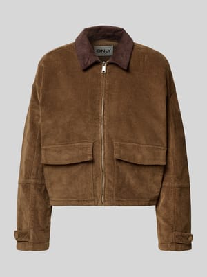 Boxy Fit Cordjacke aus Baumwoll-Mix Modell 'GLOBAL' Shop The Look MANNEQUINE