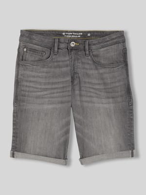 Regular Fit Jeans Bermudas aus Baumwoll-Mix Shop The Look MANNEQUINE