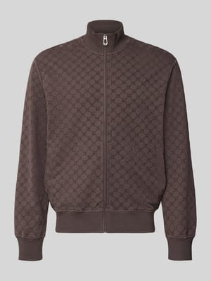 Loose Fit Sweatjacke aus Baumwoll-Mix Modell 'Kend' Shop The Look MANNEQUINE