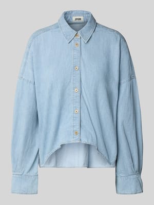 Relaxed Fit Jeansbluse Modell 'OSHIA' Shop The Look MANNEQUINE