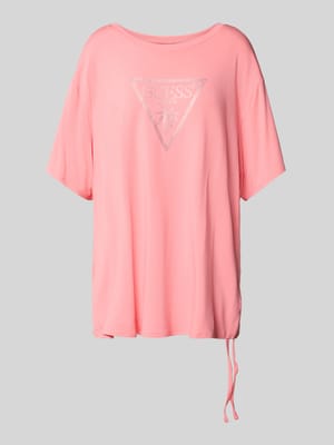 T-shirt z nadrukiem logo  Model 'COULISSE' Shop The Look MANNEQUINE