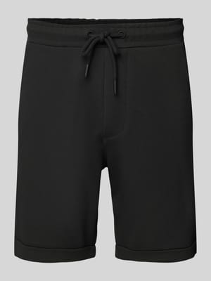 Regular Fit Sweatshorts mit Strukturmuster Shop The Look MANNEQUINE