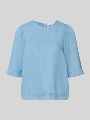 Regular Fit Bluse in Denim-Optik Shop The Look MANNEQUINE