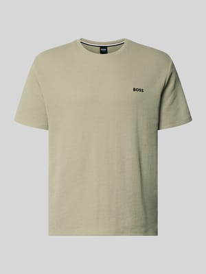 Regular Fit T-Shirt aus Baumwoll-Mix Shop The Look MANNEQUINE