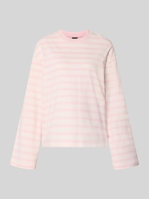 Relaxed Fit Langarmshirt aus reiner Baumwolle Shop The Look MANNEQUINE