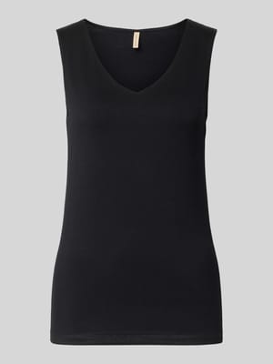 Top mit V-Ausschnitt Modell 'Marica' Shop The Look MANNEQUINE