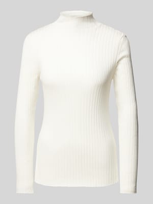 Gebreide pullover met opstaande kraag Shop The Look MANNEQUINE