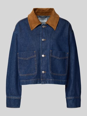 Boxy Fit Jeansjacke aus reiner Baumwolle Shop The Look MANNEQUINE