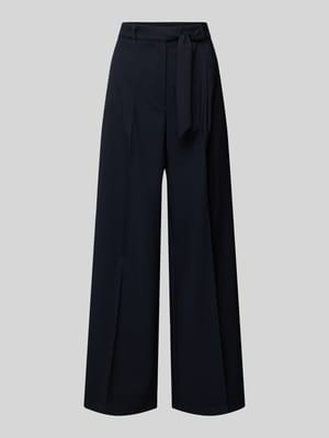 Wide Leg Hose mit Bindegürtel Shop The Look MANNEQUINE