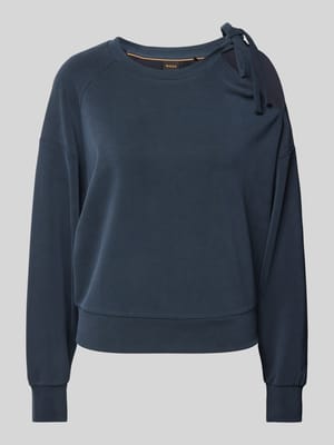 Sweatshirt mit Schleifen-Detail Modell 'Eslita' Shop The Look MANNEQUINE