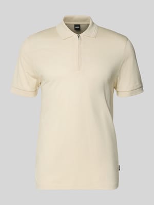 Regular Fit Poloshirt aus Baumwoll-Lyocell-Mix Modell 'H-PARAS 70' Shop The Look MANNEQUINE