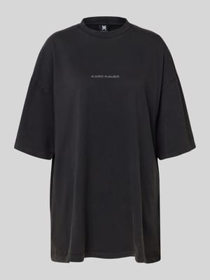 T-shirt o kroju oversized z nadrukiem z logo Shop The Look MANNEQUINE