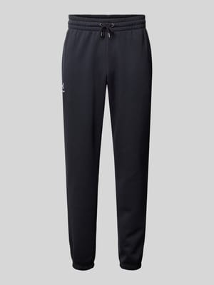 Regular fit sweatpants met labelstitching Shop The Look MANNEQUINE