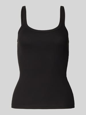 Top z drobno prążkowanego materiału Shop The Look MANNEQUINE