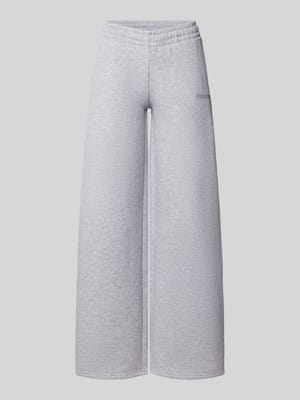 Spodnie dresowe w kolorze szary melanż z prostą nogawką Shop The Look MANNEQUINE