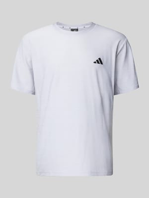 T-Shirt mit Label-Print Shop The Look MANNEQUINE