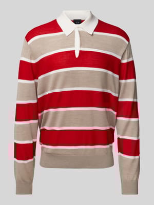 Strickpullover mit Polokragen Shop The Look MANNEQUINE