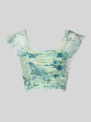Top mit Volants Shop The Look MANNEQUINE