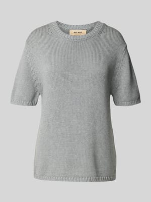 Strickshirt mit Rundhalsausschnitt Modell 'Arin' Shop The Look MANNEQUINE