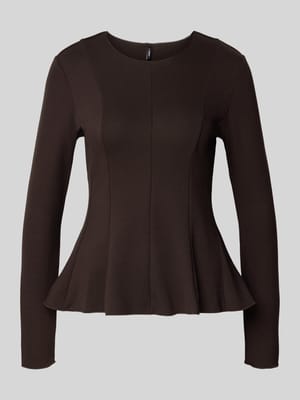 Shaped fit shirt met lange mouwen van viscosemix, model 'KENYA' Shop The Look MANNEQUINE