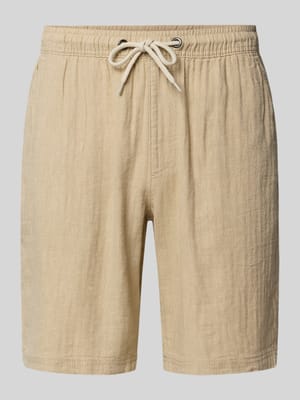 Shorts aus Leinen-Baumwoll-Mix Modell 'ORLANDO' Shop The Look MANNEQUINE