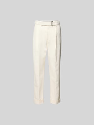 Stoffhose mit Gesäßtaschen Shop The Look MANNEQUINE