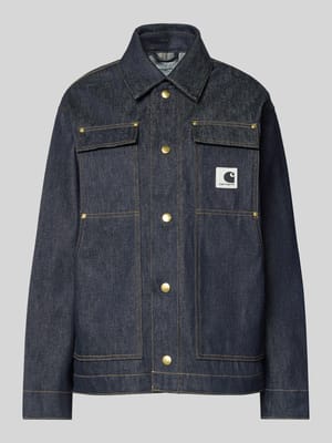 Regular Fit Jeansjacke mit Logo-Patch Modell 'Arctic' Shop The Look MANNEQUINE