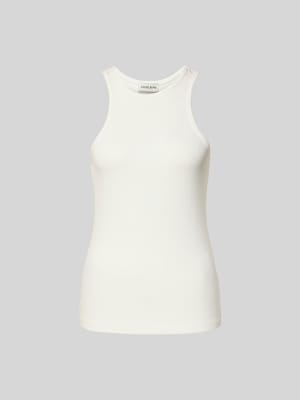 Slim Fit Top aus Viskose-Mix Shop The Look MANNEQUINE