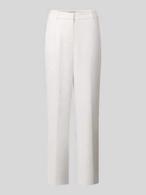 Spodnie o kroju straight fit z wpuszczanymi kieszeniami model 'Dahlia' Shop The Look MANNEQUINE