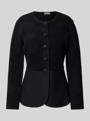 Blazer mit Strukturmuster Shop The Look MANNEQUINE