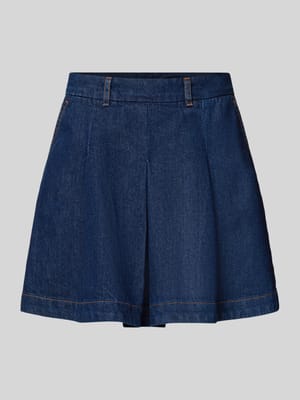 Uitlopende jeansrok van puur katoen Shop The Look MANNEQUINE