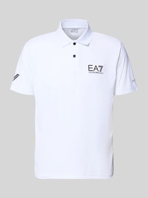 Regular Fit Poloshirt mit Logo Shop The Look MANNEQUINE