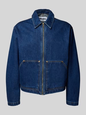 Relaxed Fit Jeansjacke mit Brusttasche Shop The Look MANNEQUINE