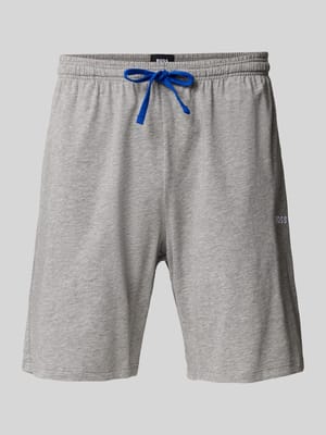 Regular fit sweatshorts met tunnelkoord, model 'Mix&Match' Shop The Look MANNEQUINE