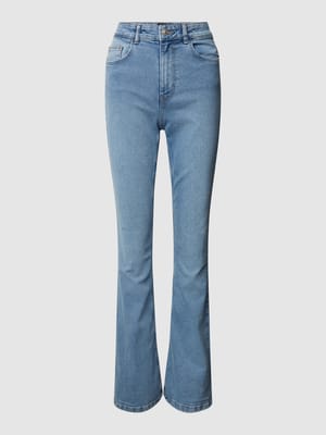 Flared fit jeans met steekzakken, model 'PEGGY' Shop The Look MANNEQUINE