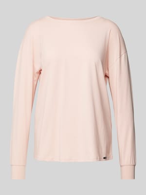Bluzka z długim rękawem i naszywką z logo model ‘Every Night’ Shop The Look MANNEQUINE