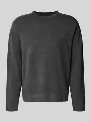 Gebreide pullover met ronde hals, model 'BRADFORT' Shop The Look MANNEQUINE