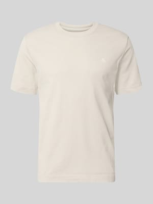 krój regular fit t-shirt z czystej bawełny z nadruk z logo Shop The Look MANNEQUINE