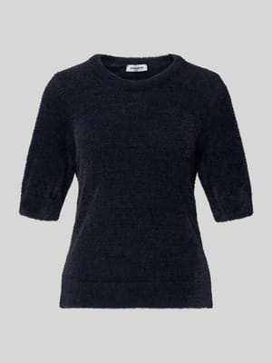 Strickshirt mit Rundhalsausschnitt Shop The Look MANNEQUINE